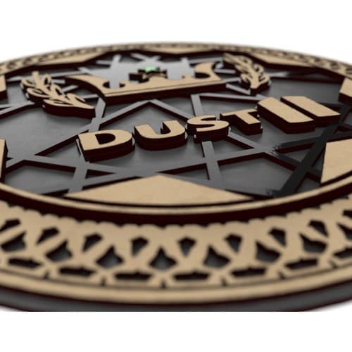 Placa Em Relevo Csgo Dust 2 Counter Strike Gamer 60cm