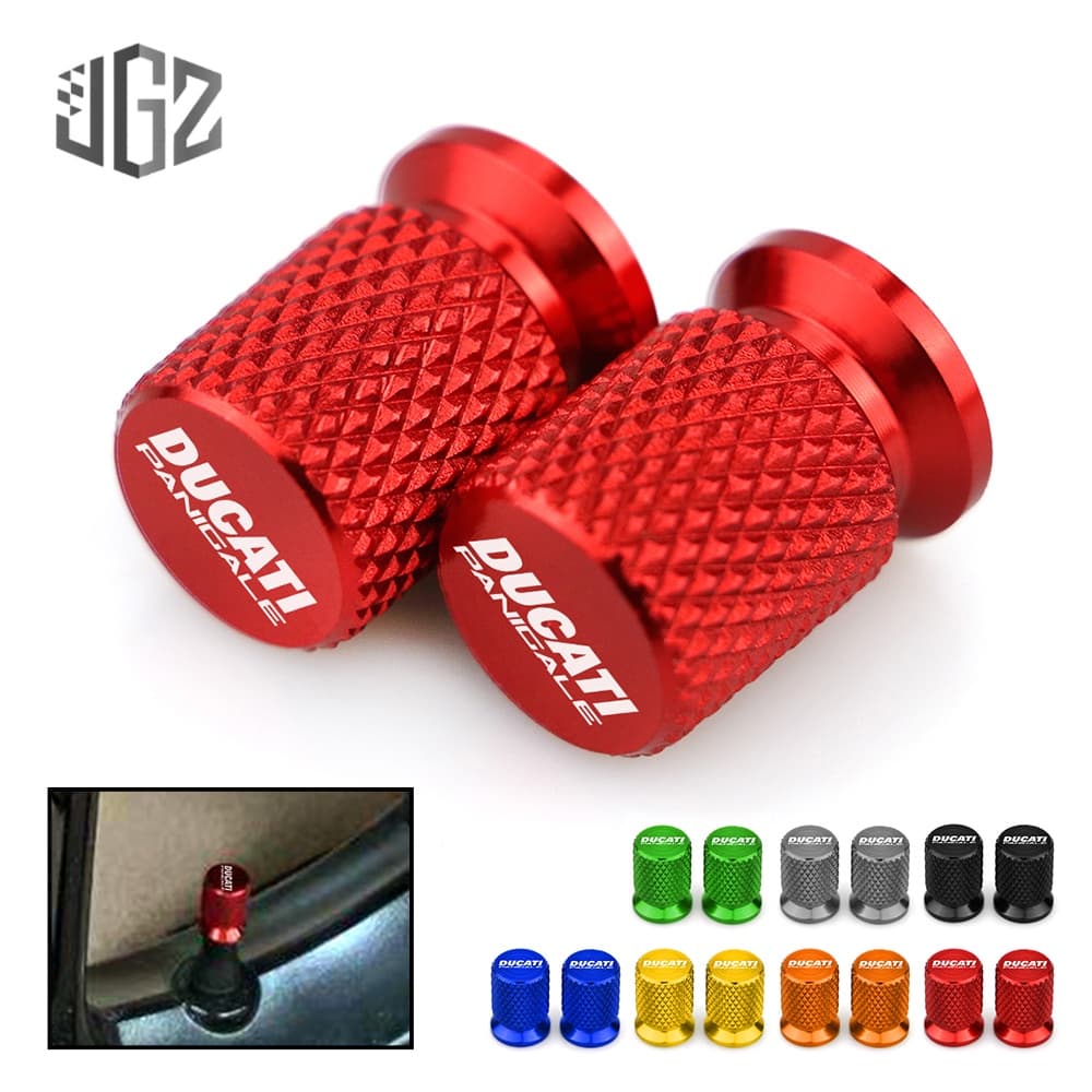 Para Ducati Panigale 899 959 1299 1199 Srg V4 KN CNC Liga De Alumínio Válvula Pneu Porta Ar Capa Haste Acessórios Da Mot