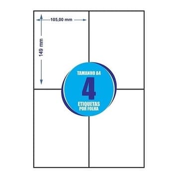 Etiqueta Adesiva E-commerce Magazine Luiza Pct C/100 Fls