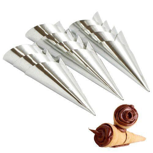 Kit 36 formas canudinho canudo para Doces e salgados em flandres