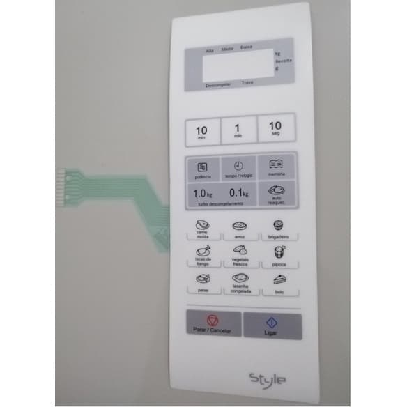 Membrana Teclado Microondas Panasonic Nnst 341