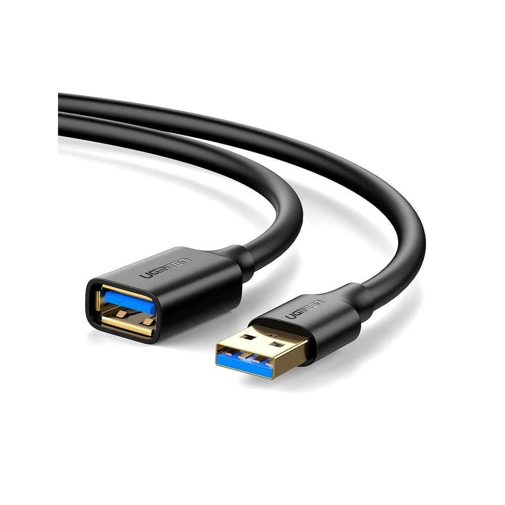 Ugreen - Extensor Cabo Usb 3.0 Preto 5 Gbps - Selecione o Tamanho - Com nfe