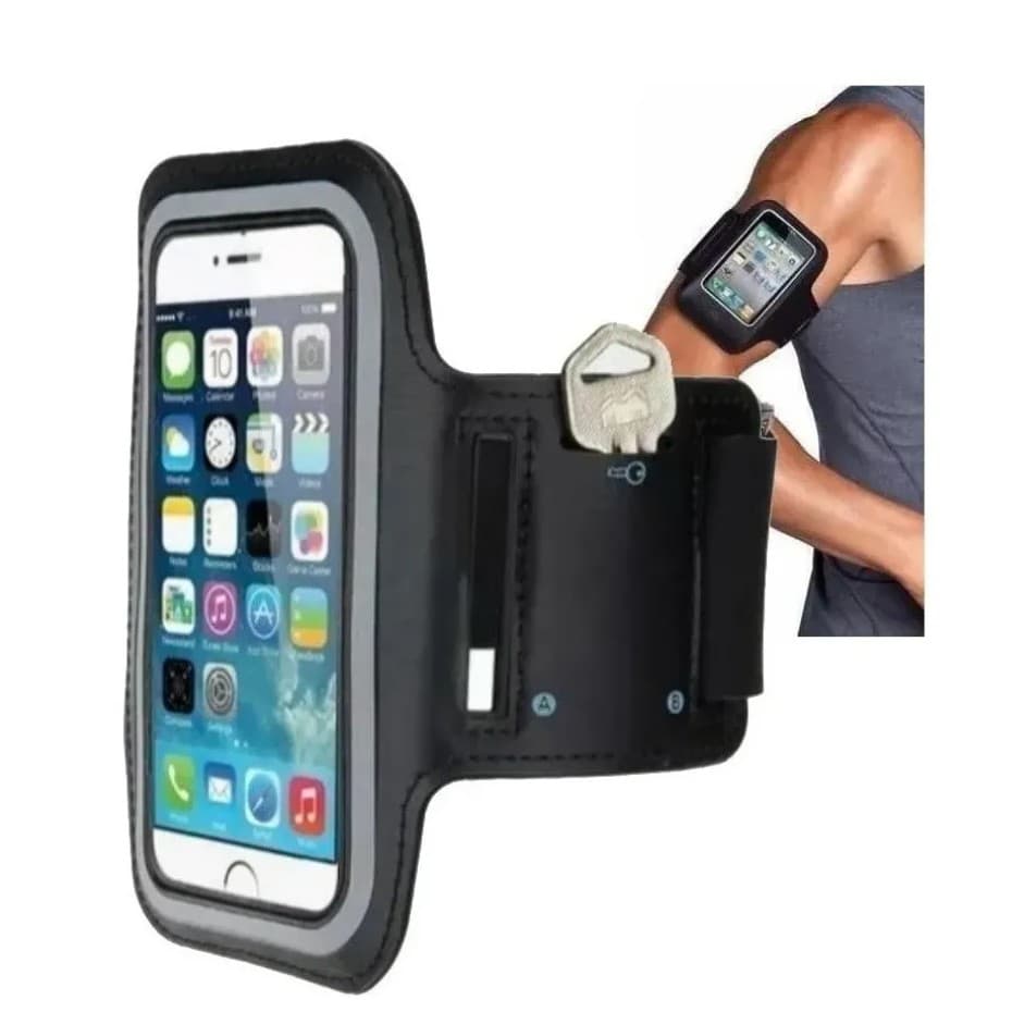 Capa Braço Suporte Braçadeira Para Celular Corrida Academia Até 5,5 Polegadas