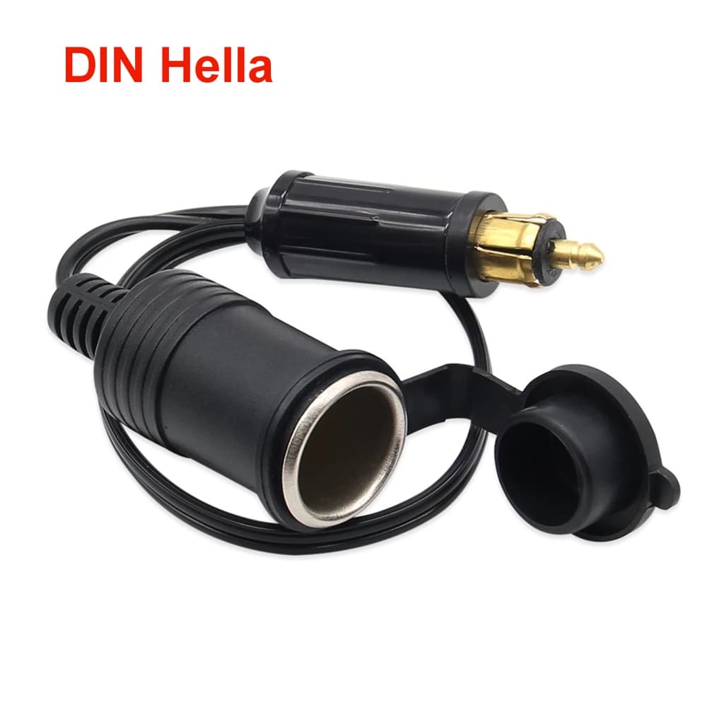 DC 12V 24V 20A Conversor De Tomada Do Carregador De Plugue Ue Para Isqueiro De Cigarro De Carro Adaptador De Energia Motocicleta BMW DIN Hella
