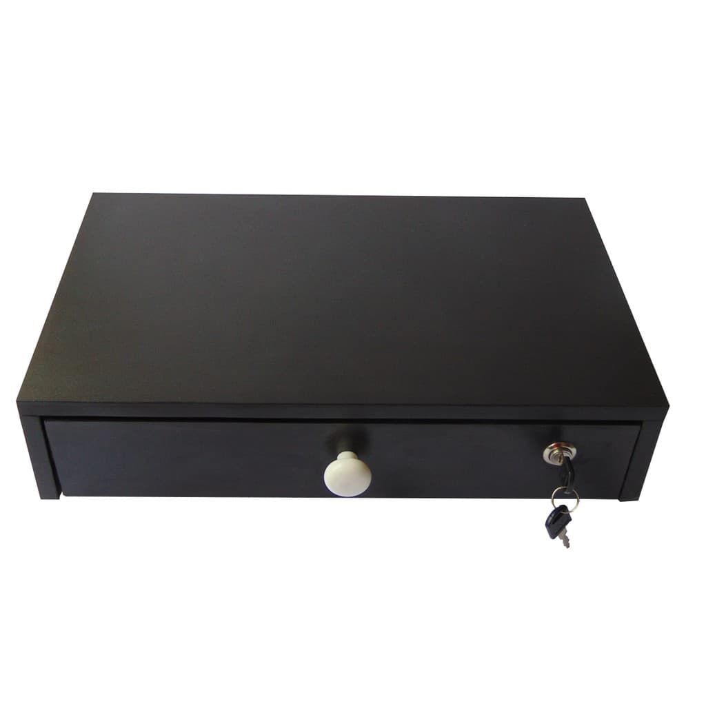 Caixa Para Dinheiro Com Chave Porta Notas E Moedas Preto