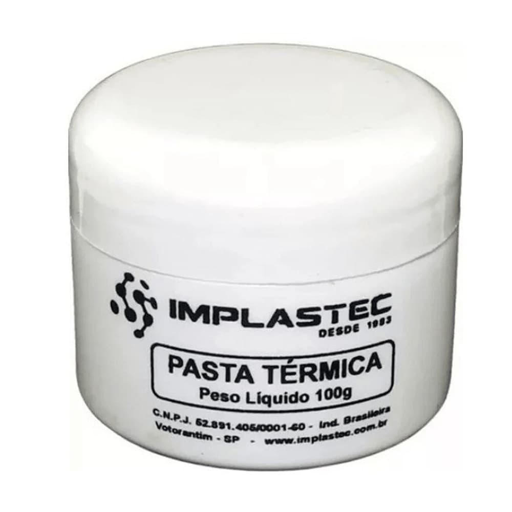 Pasta Térmica Silicone 100g Implastec Processador Cpu