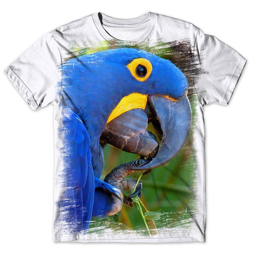 Camisa Camiseta Masculina Ave Pássaro Arara 6