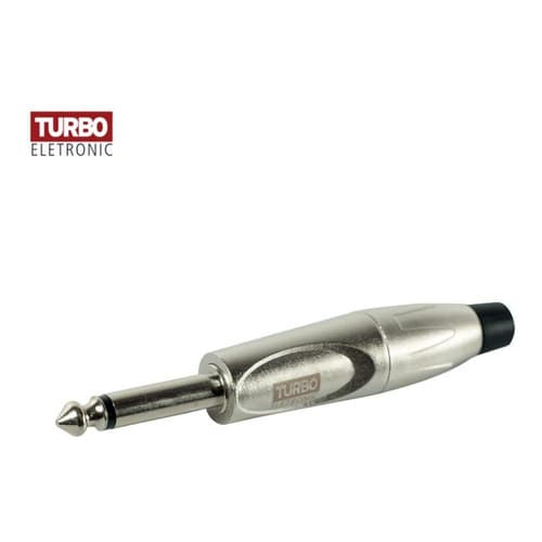 Par De Conectores P10 Mono Metálico L29 Turbo Eletronic