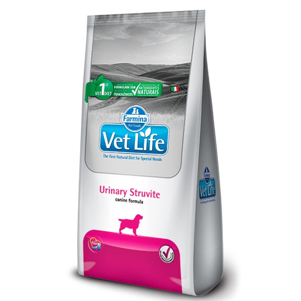 Ração Vet Life Cães Struvite Urinário -10,1kg