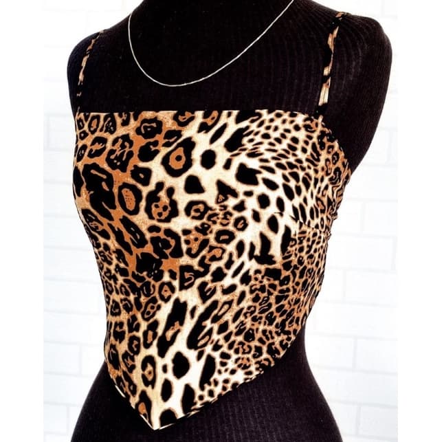 TOP LENÇO LARA ONÇA