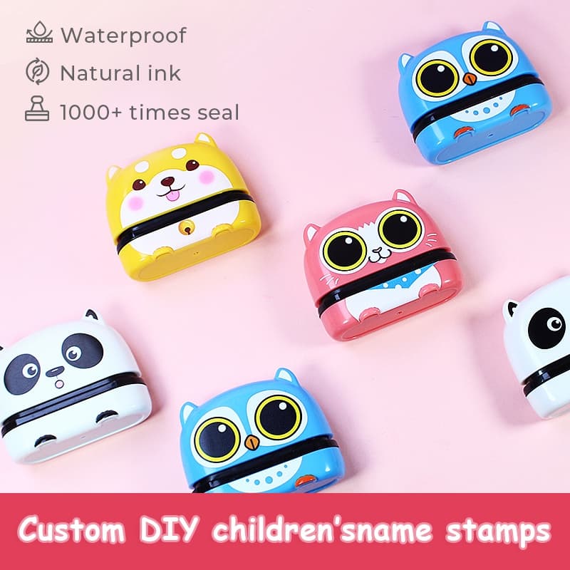 Carimbo De Nome Personalizado Para Crianças , À Prova D'água De Estudante