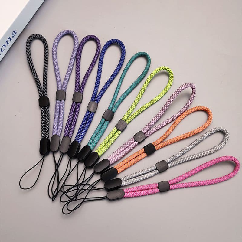 [READY STOCK] Cordão Luminoso Curto walkie-talkie Ajustável Alça Para O Pulso De Telefone Celular Gadgets Câmera Nylon