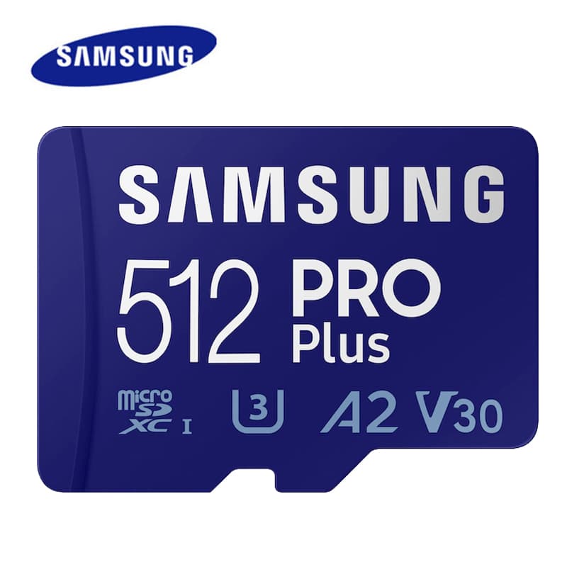 1000 % Cartão De Memória Original SAMSUNG Micro SD 512GB/256GB/128GB TF C10 U3 A2 V30 4K 64GB Para Telefone