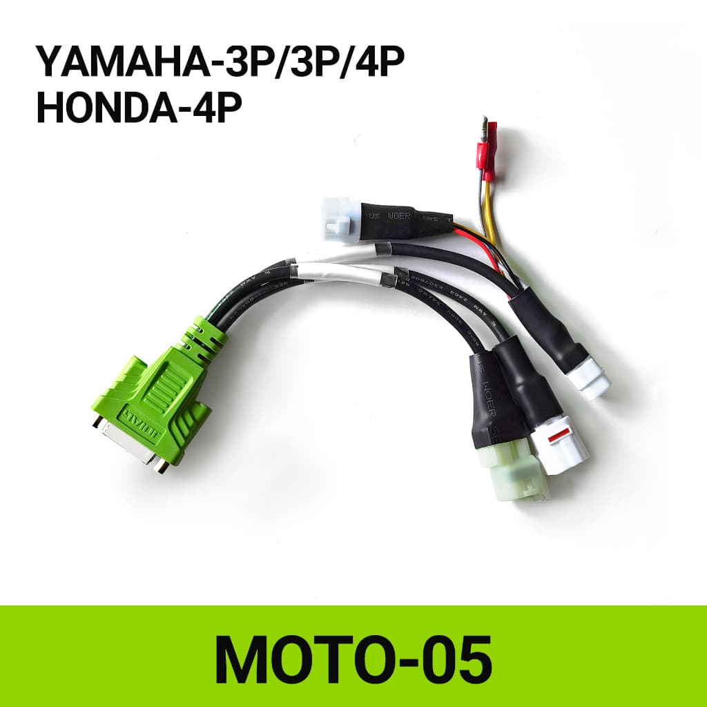 Cabo De Diagnóstico De Motocicleta Para Yamaha-3P/4P Honda-4P 2 Em 1 A DB15Pin Linha De Conexão DLC