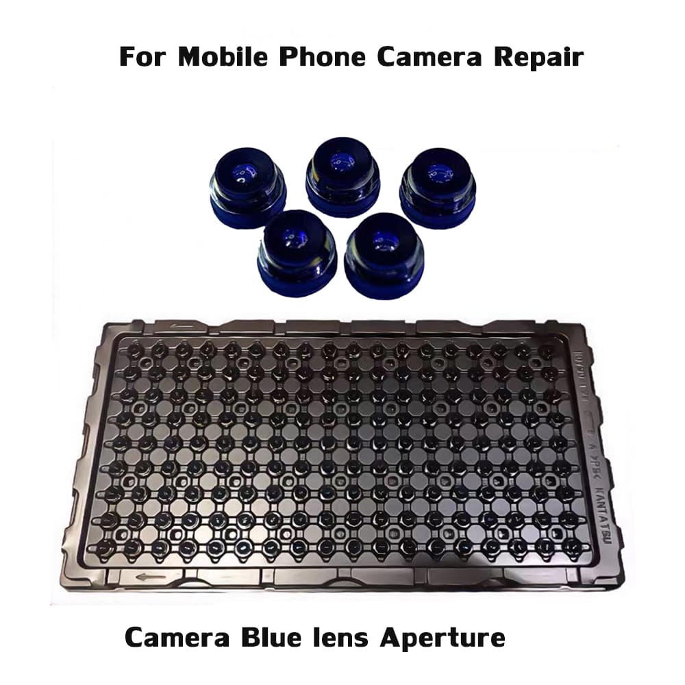 Câmera Traseira Abertura Da Lente Azul Para iPhone 7 8 8P X XS XSMAX 11 11 12 13 14 PRO MAX Reparo Peças De Problemas De Ângulo Amplo Blue Bead