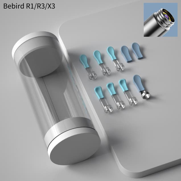 Colher De Ouvido Dicas De Reposição Do Limpador De Orelha Para Bebird R1 R3 T15 D3Pro X3 Conjunto De Ferramentas