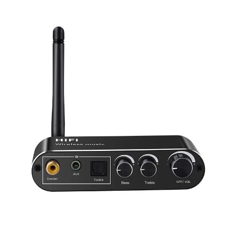 DAC Bluetooth 5.1 Receptor De Áudio U-Disk 3.5MM AUX RCA Óptico Coaxial Hifi Estéreo Sem Fio Adaptador Digital Para Conversor Analógico