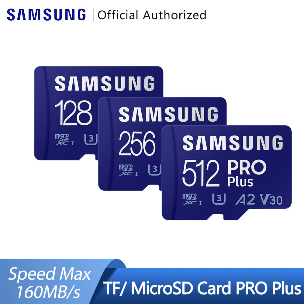 Samsung PRO Plus 512GB 256GB MicroSD Class 10 TF High Speed C10 MicroSD SDC MB-MD128KA 128GB
