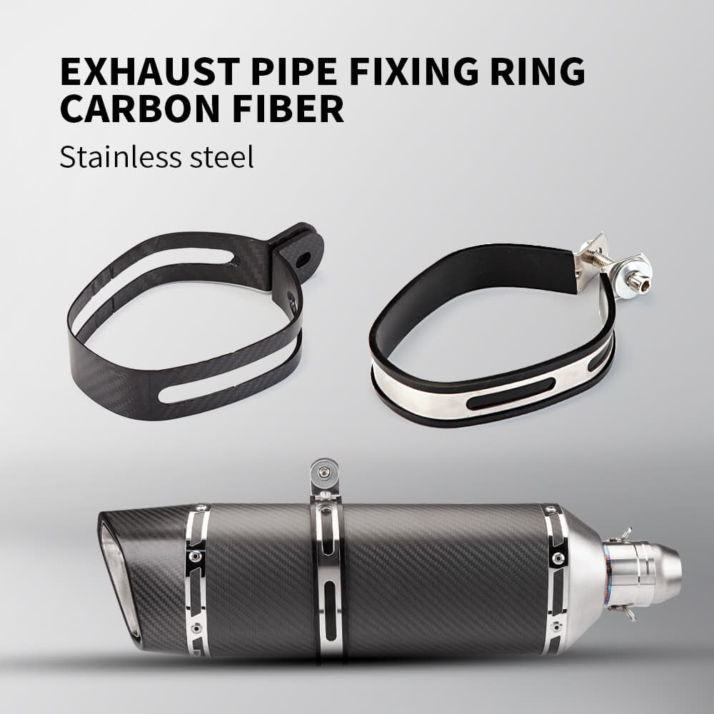 Anel de fixação para tubo de escape de motocicleta, anel triangular Yoshimura, anel de fixação romano, aço inoxidável ou