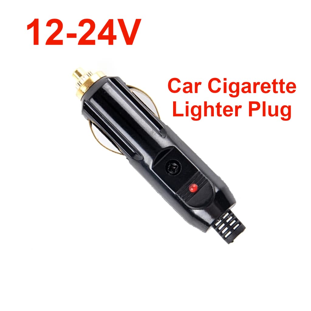 1Pc/2Pcs 10A 240W Tomada Para Isqueiro De Carro Com Luz LED Adaptador De Plugue De Alimentação Do Carregador De 12-24V