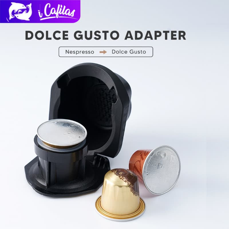 i Cafilas HLB08 Adaptador De Cápsula Reutilizável Para Dolce Gusto Compatível Com Genio S,Mini Me,Piccolo XS