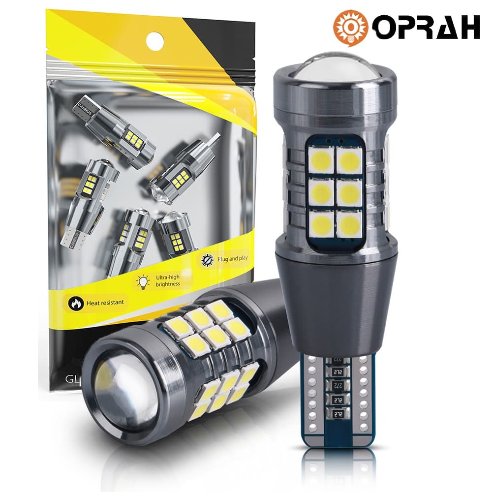 [2pcs] Lâmpada LED T15 3030 27SMD De Substituição De Para Carro Estacionamento Luz De Inversão De Marcha Sinalização De Giro De Placa De Acessórios De Iluminação