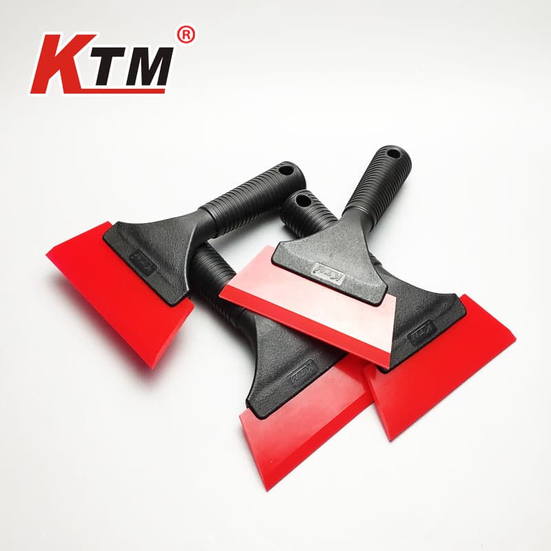 KTM Raspador De Gelo Pá De Neve Com Lâmina TPU Auto Vinil Adesivo De Película De Acessórios De Embalagem Tinta Da Janela