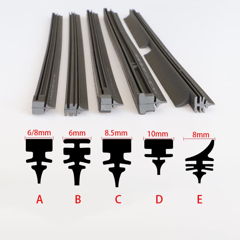 Refil De Lâmina De Limpador De Pára-Brisas Para Substituição Do 1Pcs