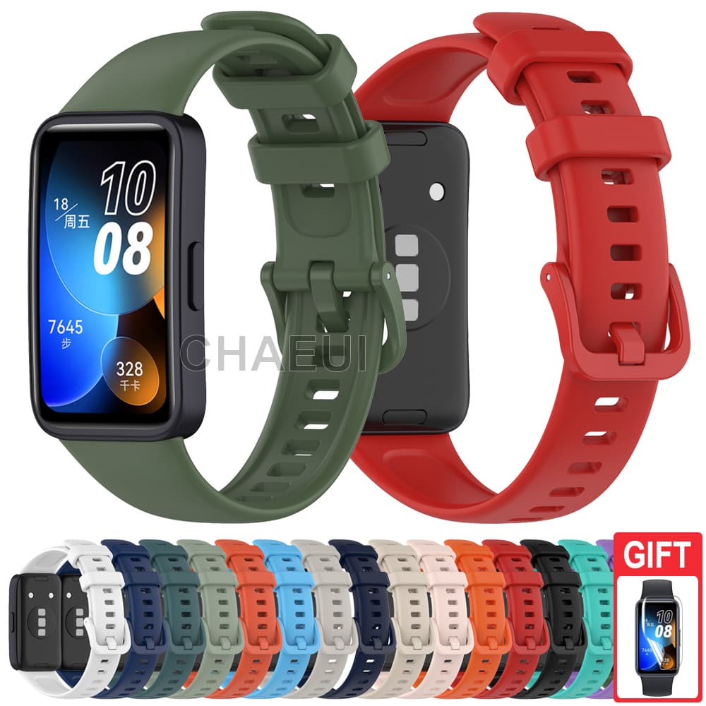 Pulseira De Silicone Para Substituição De Huawei Band 11 Pro 10 9 8 7 6 / Honor Band 6