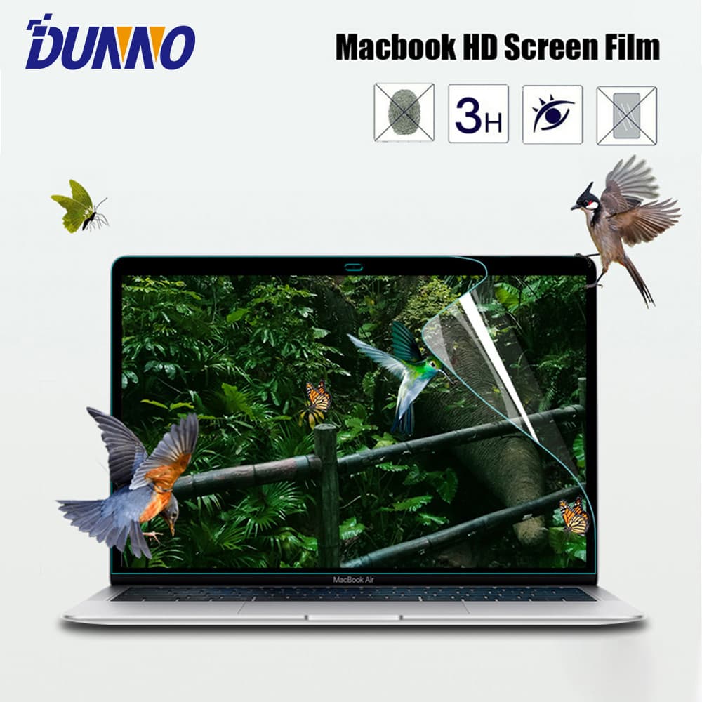 Protetor De Tela Para Macbook Todos Os Modelos Air 13 M1 Pro 13 14 15 16 Touch Bar Max Capa HD Filme Acessórios Soft Guard