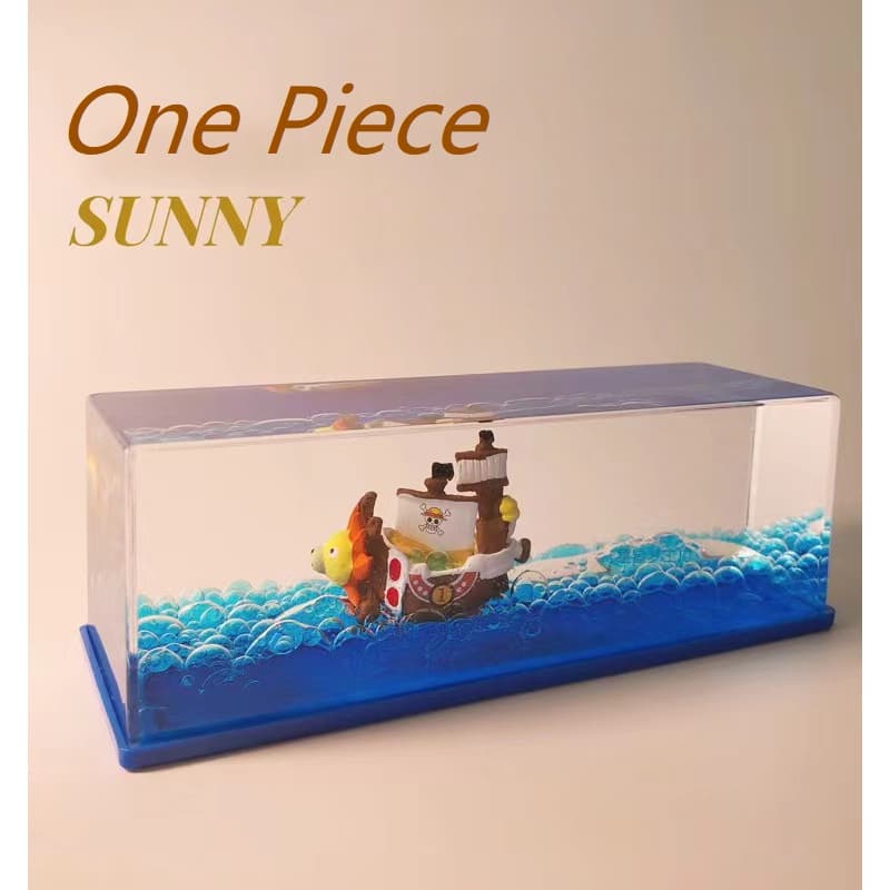 One Piece Sunshine Ship Drift Bottle Garrafa De Decoração De Mesa Menino Aniversário Presente
