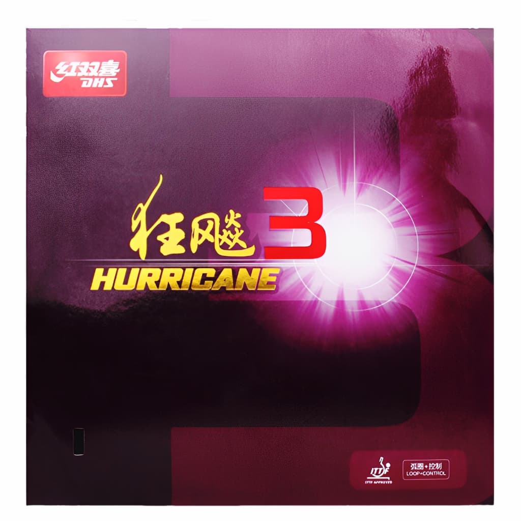 Borracha Para Tênis De Mesa DHS Hurricane 3 , Capa/De Pingue-Pongue