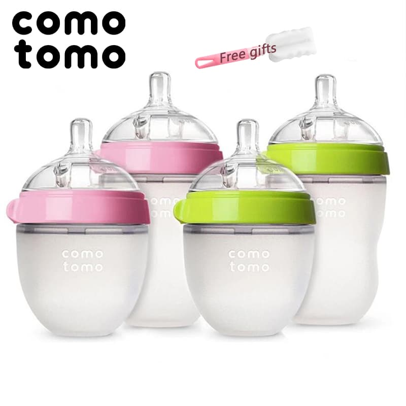 Ubaby | Garrafa De Pescoço Largo COMOTOMO América Alimentação Natural Garrafa Bebê ORIGINAL COMOTOMO COREIA Garrafa Natu