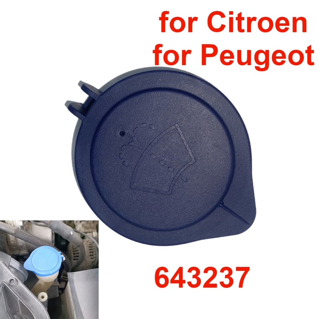 643237 Tampa Do Tanque De Fluido Limpador De Pára-Brisas Dianteiro Carro Da Garrafa 54009 Para Peugeot 3008 407 5008 Citroen C5 C6