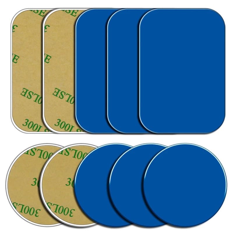 5Pc Adesivo De Placa Metálica Para Suporte De Telefone Celular Disco De Chapa De Ferro