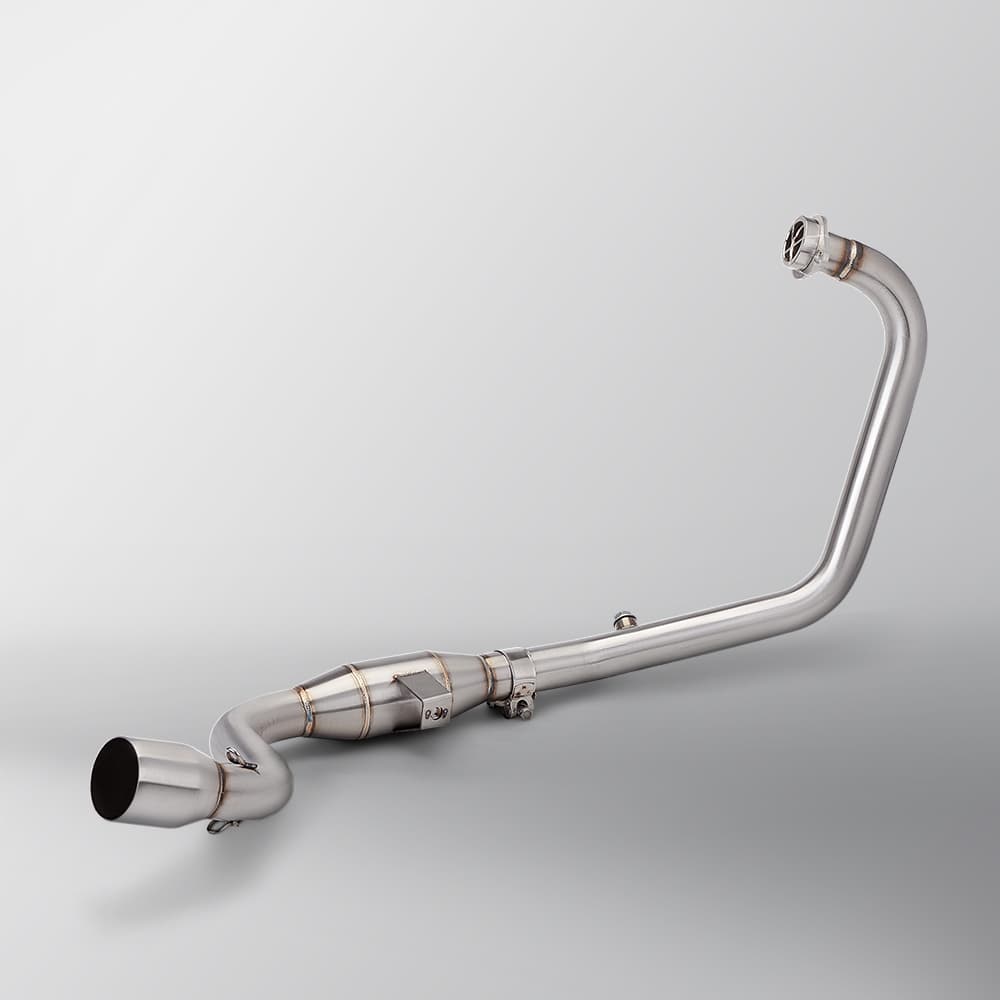 Cotovelo De Catalisador Grande Inoxidável Para Suzuki Gixxer 150/155/Fi