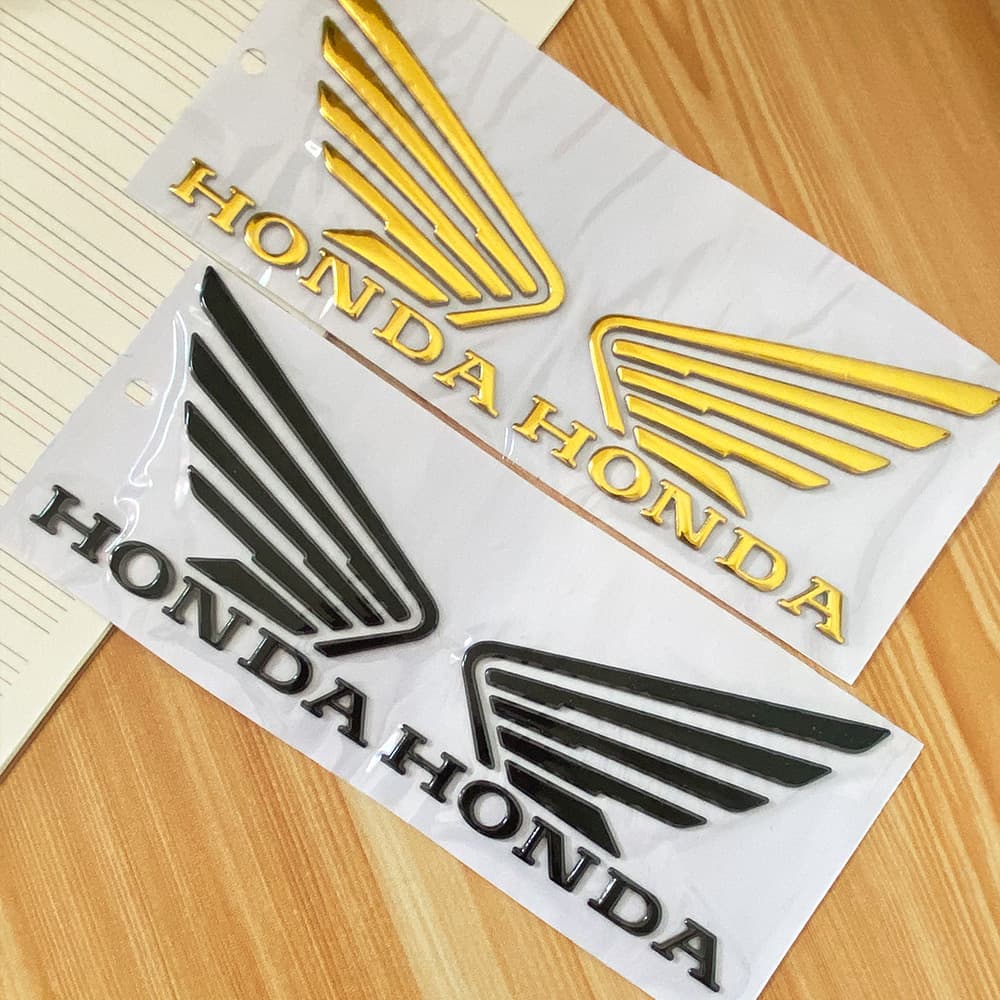 Emblema De Motocicleta 3D Decalque E Adesivo Para Honda VFR 400 800 CB 600 1000 250 500 Azul Preto Prata Ouro Verde Vermelho