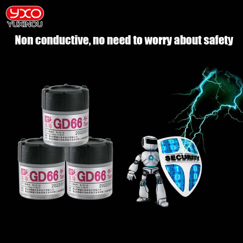 1pcs Condutor Térmico De Alto Desempenho 4.8 GD900/GD66/GD370 Pasta De Graxa Silicone Para Chip De LED DIY Computador Radiador De Resfriamento Da CPU De Mesa