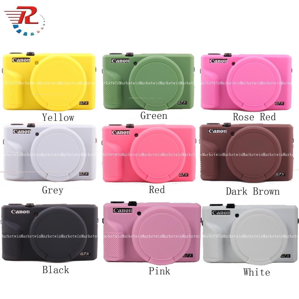 Canon G7X3 Capa De Borracha De Silicone Macia Para Câmera G7X3 G7Xiii G7X Mark iii