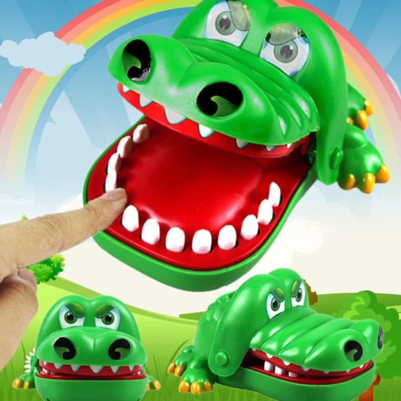 Crocodilo Boca Dentista Mordida Dedo Jogo Divertido dos Brinquedos Infantis