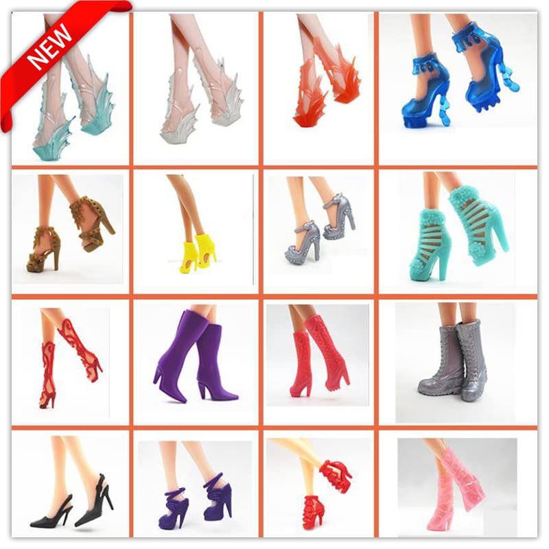 Sapatos De Boneca De 30cm Para Bebês/Novo Estilo Salto Alto/Coroa