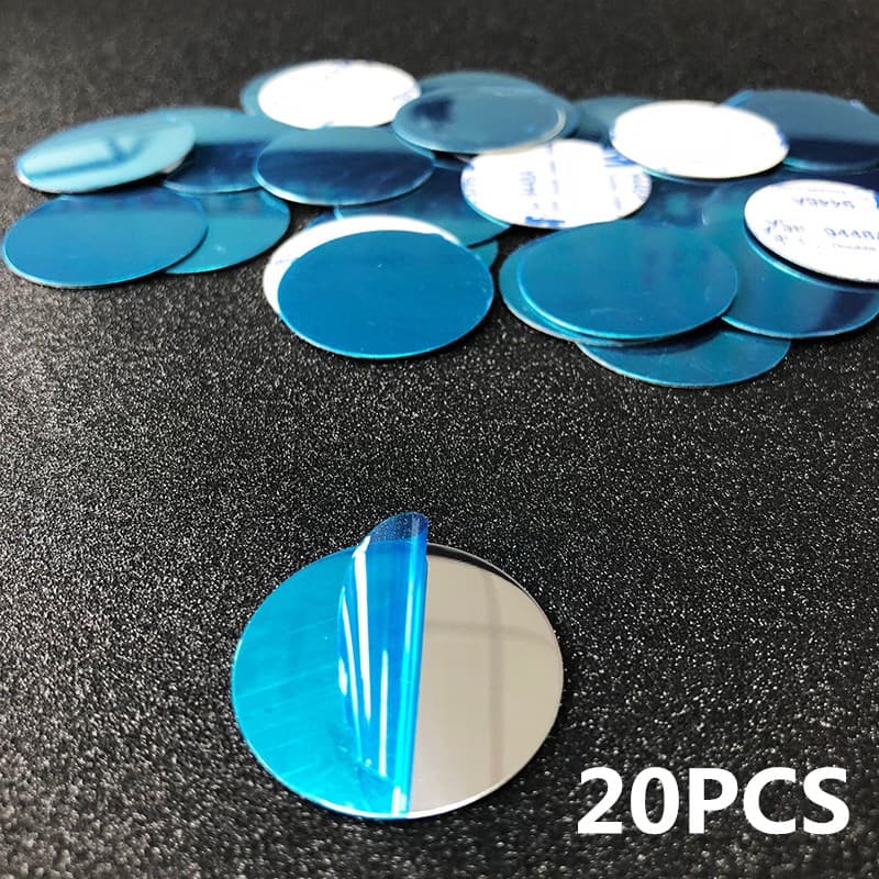 1/20Pcs Placa Metálica Magnética Para Suporte Magnético De Telefone Carro Universal De Chapa De Ferro Celular De Ímã