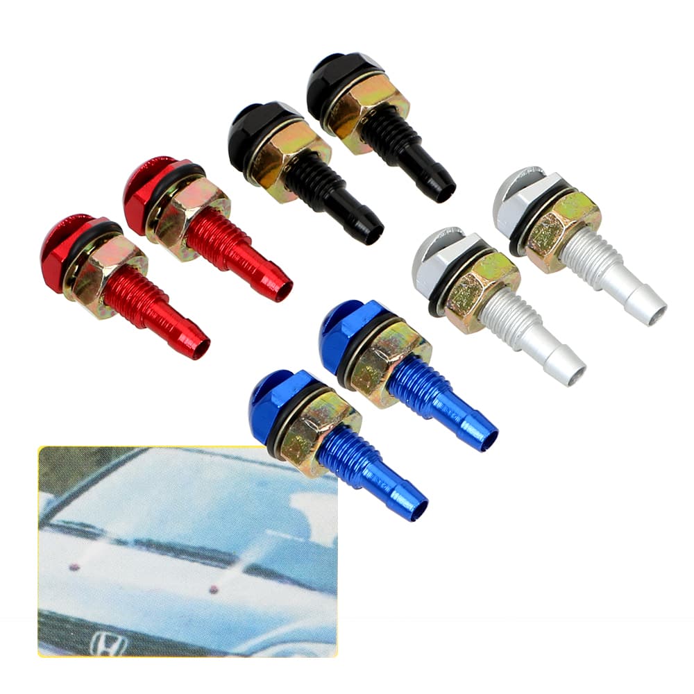 2Pcs/Set Carro Lavador De Pára-Brisas Universal Dianteiro Pulverizador De Água Do Limpador Bocal
