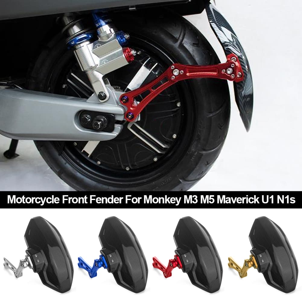 Fender UQUEEN Universal Motorcycle Mudguard Extensão Do Pára-Lamas Traseiro CNC Alumínio Para Macaco M3 M5 Maverick U1 N1s R1S2
