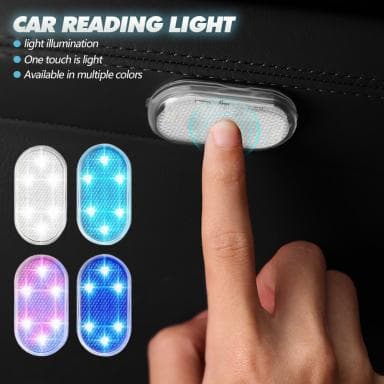 Lâmpada De Teto Sem Fio Leds Luz Magnética Para Carro Leitura Decorações Iluminação Interior Com Ímã