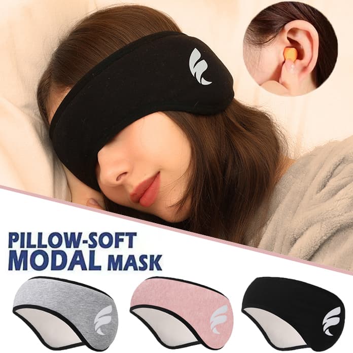 Máscara Do Sono Blackout Para Relaxar Venda De Algodão Os Olhos Homens Anti-Ruído Mulheres