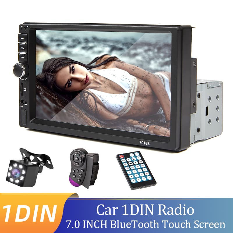 Central Multimedia Automotive 1 Din MP5 Bluetooth With Touch Screen USB/AUX/TF 7 Inches Mirrorlink
