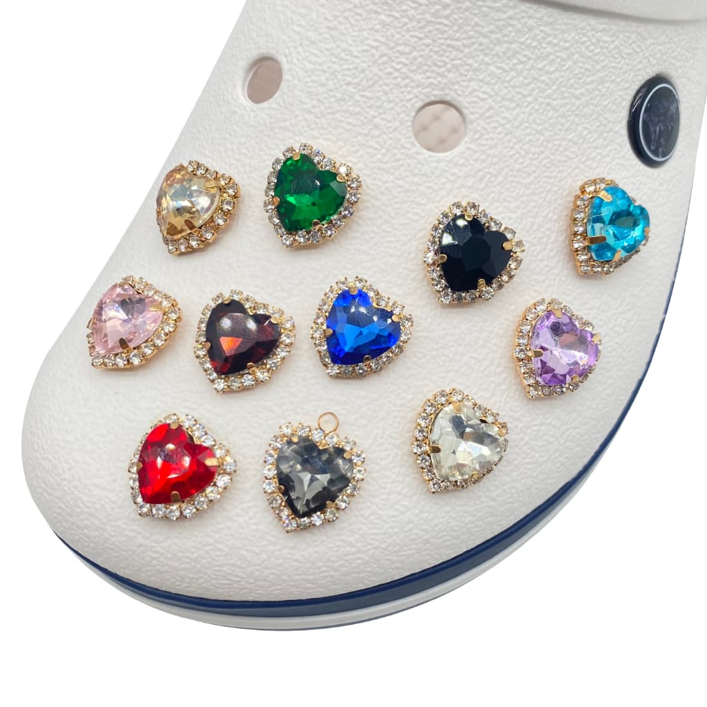 MEIDJ Encantos De Sapato 11 Estilos De Decorações De Metal Acessórios De Inserção Com Botões