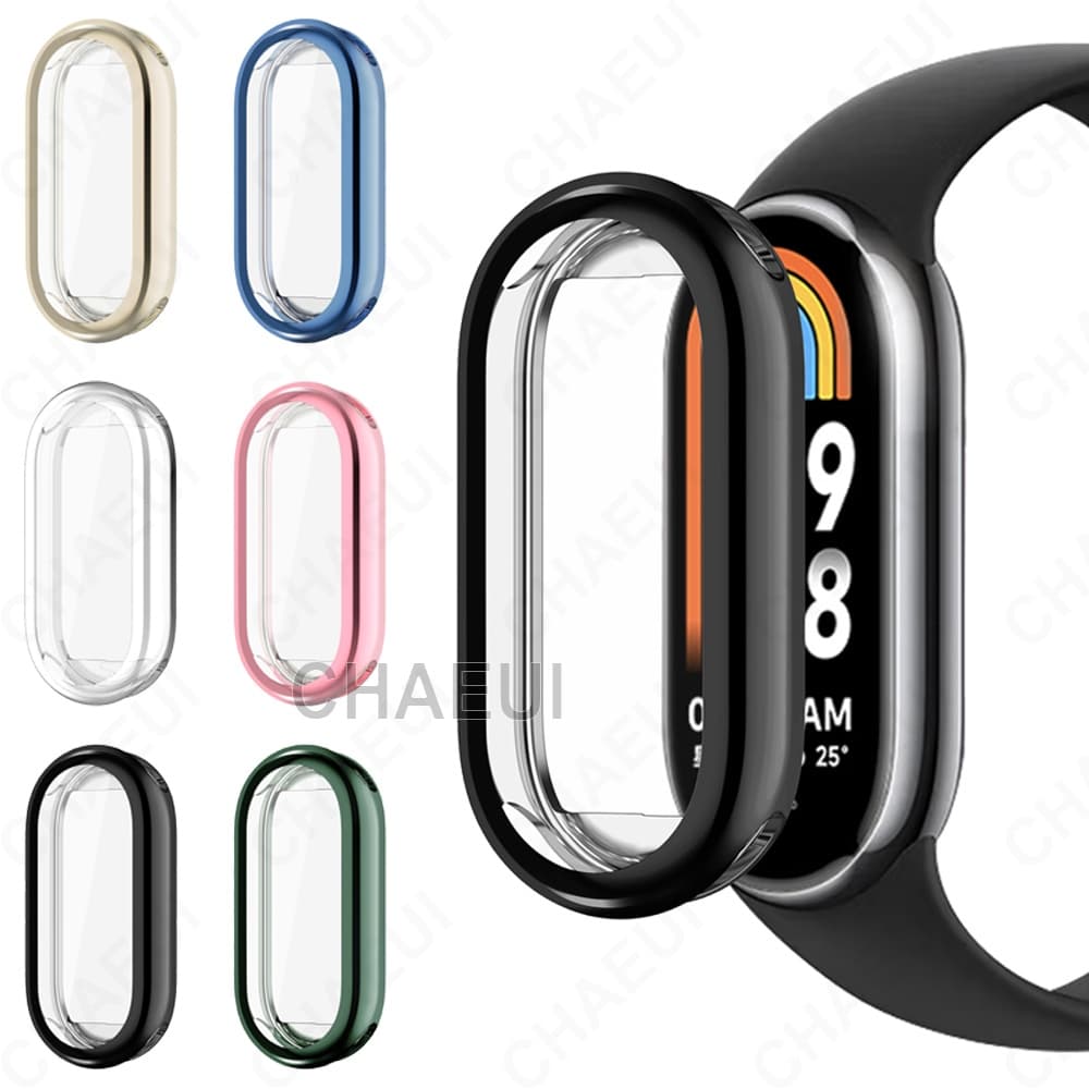 Protetor De Tela Capa Protetora Macia Completa Para Xiaomi Smart Band 10 9 8 / Band 10 Ceramic Edition