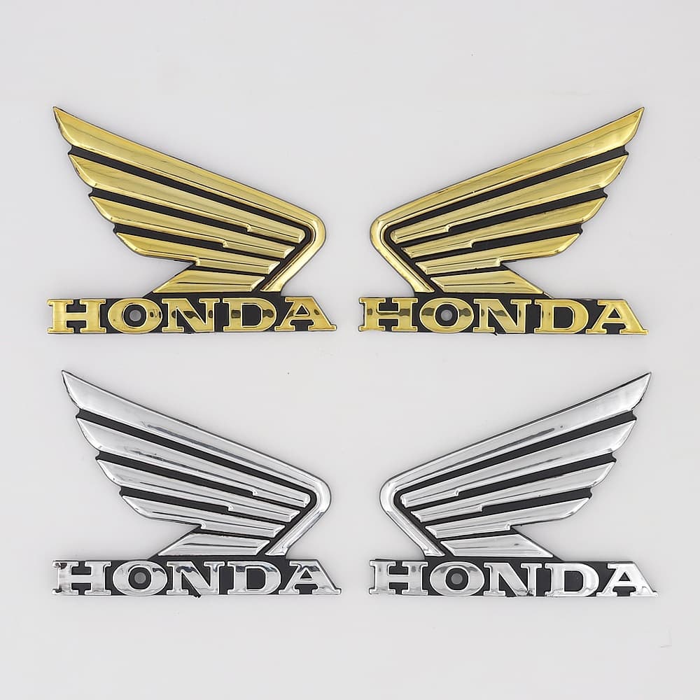 1 Par De Adesivos De Asas 3D Decoração Duras Para Motocicleta HONDA